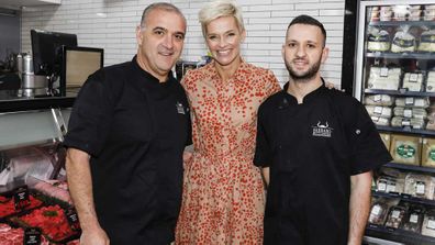 Jessica Rowe at Barbaro Brothers butchers