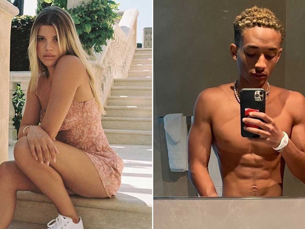 Sofia Richie Holds Hands With Jaden Smith During Playful Beach Outing