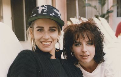 Keren Woodward and Sara Dallin from Bananarama