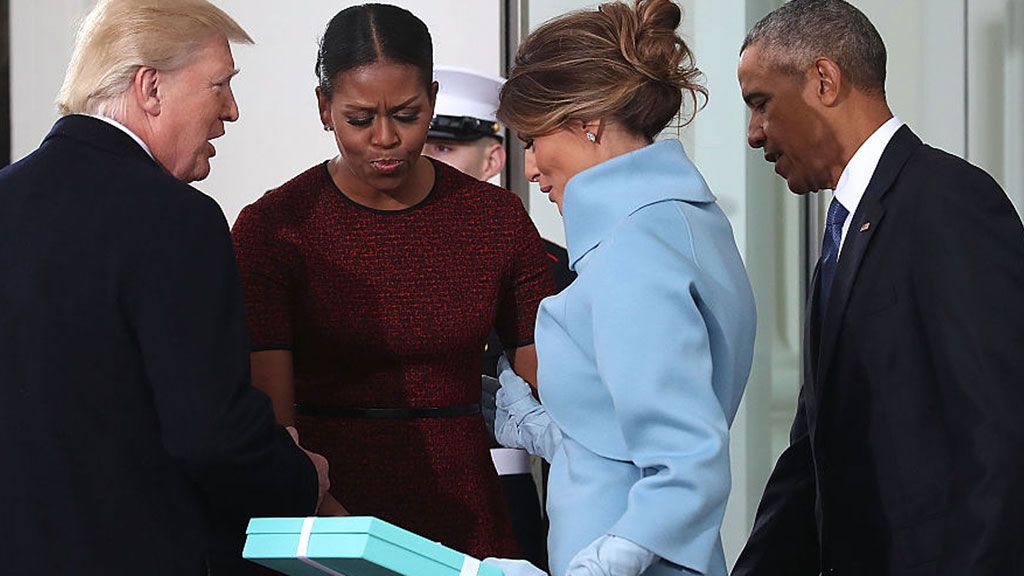 Michelle Obama Dishes on Awkward Melania Trump Gift Exchange on Inauguration Day