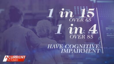 One in 15 Australians over the age of 65 and one in four people over the age of 85 have some sort of cognitive impairment.