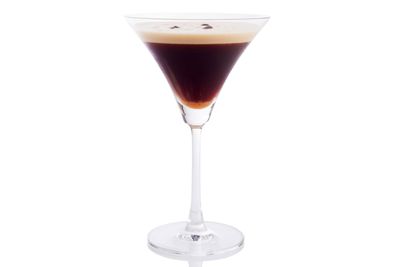 Espresso martinis: A
third of a glass is 100 calories