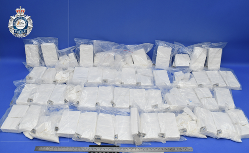 A Sydney father and son with alleged links to organised crime have been charged after a $24 million cocaine bust in Western Australia.