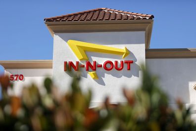 An In-N-Out burger restaurant