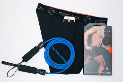 <p><a href="https://www.pocjox.com/product/fit-kit-men/" target="_blank">PocJox</a> Fit Kit, $80&nbsp;</p>
<p>Fit Kit includes:<br>
1 x PocJox Men’s Half Short <br>
1 x Tech-Rope Skipping Rope <br>
1 x Scuff Skipping Rope protector</p>