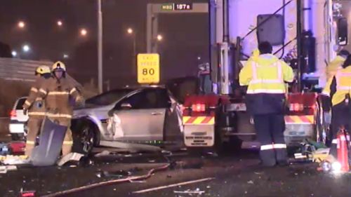 Crashes close same stretch of Melbourne road twice in one day