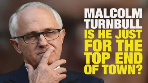 Malcolm Turnbull has been targeted in a new attack ad from Labor.