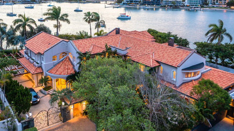 Australian cyber security expert has listed his Minyama Island mansion.