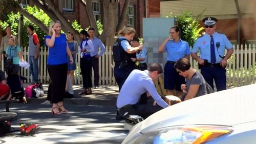 A ten-year-old girl and her brother were taken to hospital with non-life threatening injuries. (9NEWS)