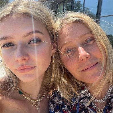 Gwyneth Paltrow and her daughter Apple. 