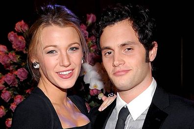 <B>Where they met:</B> <I>Gossip Girl</I>. He plays Dan Humphrey, the poetry-writing son of a rock star; she plays Serena van der Woodsen, the beautiful and wealthy It girl.<br/><br/><B>Did love blossom or bomb?</B> Bombed. The couple dated for several years before they called it quits in 2010. Like most co-star couples they had to continue working together (their onscreen counterparts also broke up around the same time), which sounds horrendously awkward.