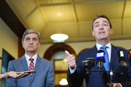 Treasurer Rob Lucas has promised that emergency services won't be under-resourced as a result of the levy reduction. Picture: AAP