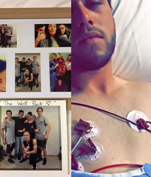 The Victorian man says his illness has impacted on his friends and family as well. (Facebook)