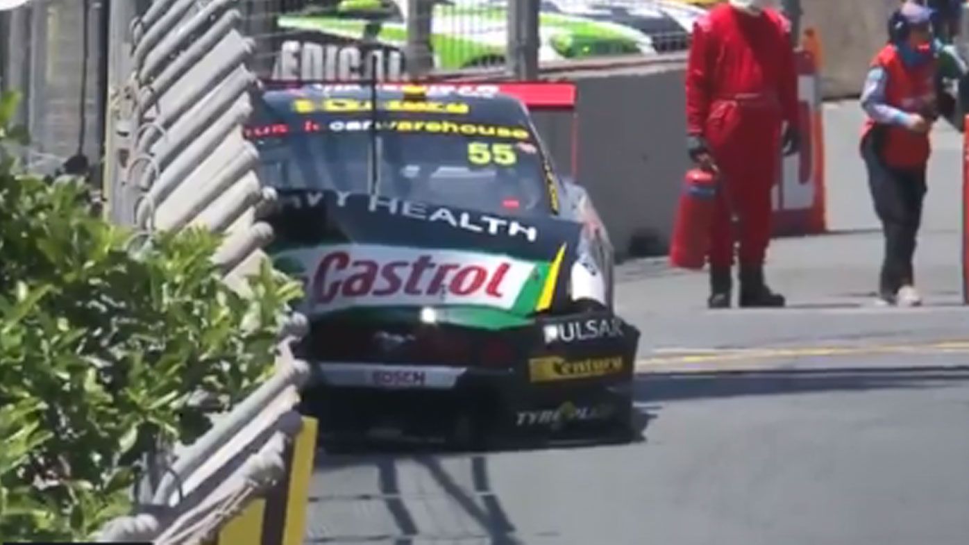 Chaz Mostert goes into the wall