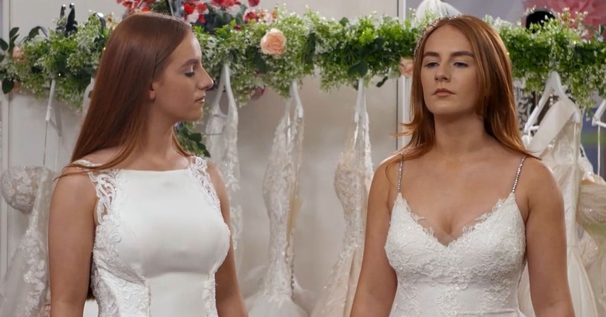 Say yes to the dress: Lancashire: Identical twins Caitlin and Kristen want the same dress |  9Now