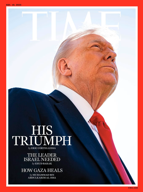 ABD Başkanı Donald Trump Time dergisinin kapağında.