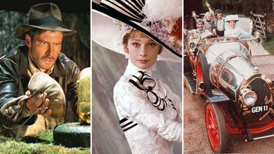 Indiana Jones hat, Audrey Hepburn's My fair Lady dress and the Chitty Chitty Bang Bang car have all sold for staggering amounts at auction.