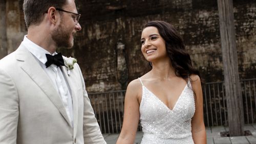 Ashley Brooks-Garrettï»¿ on her wedding day.
