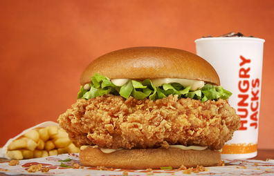 Hungry Jack's chicken burger