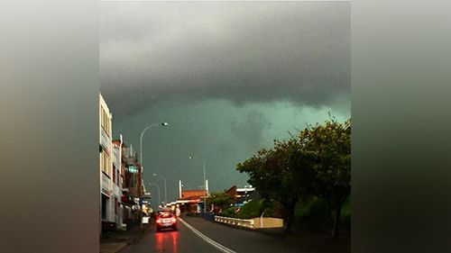 The storm rolls in over Sydney. (9NEWS)
