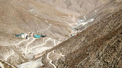 The mine in southern Peru