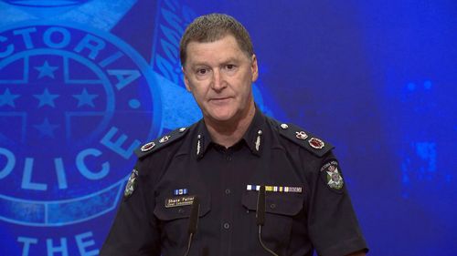 Victoria Police Chief Commissioner Shane Patton.