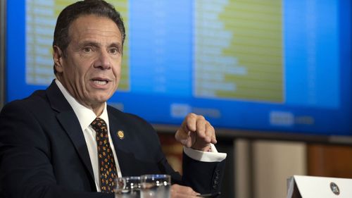 New York Governor Andrew Cuomo provides a coronavirus update during a news conference in the Red Room at the State Capitol in Albany, N.Y. (Photo: October 21, 2020)