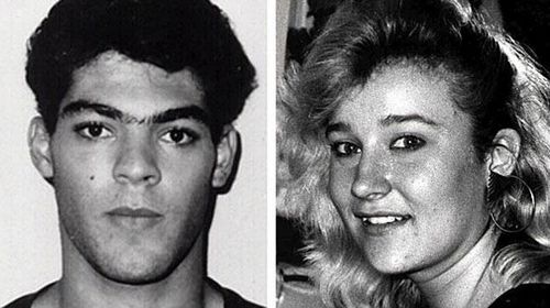 Bevan Meninga, and his victim Cheree Richardson. (Supplied)