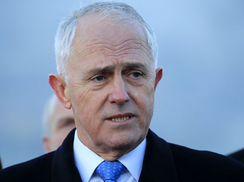 Prime Minister Malcolm Turnbull today addressed Burston's resignation from One Nation, saying he is willing to work with the Senate cross-bench regardless of which party they are affiliated with. Picture: AAP.