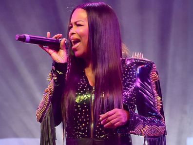 Dawn Robinson of en vogue performing in 2019