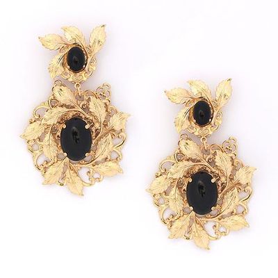 <a href="http://chelsea-de-luca-jewellery.myshopify.com/collections/earrings" target="_blank">Chelsea de Luca</a> Carmen earrings, $300<br />