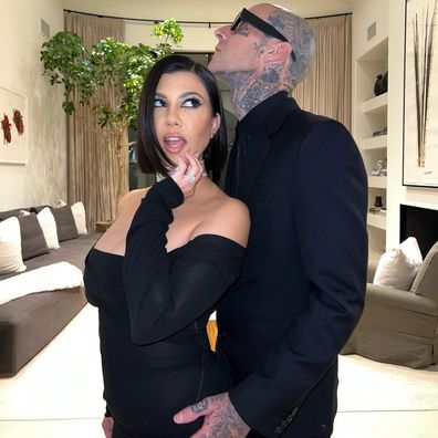 Kourtney Kardashian and Travis Barker