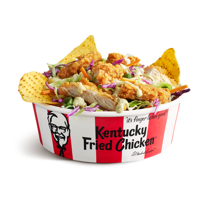 KFC: Zinger Crunch Bowl - 400 calories