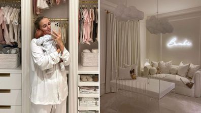 Love Island UK star shows off new daughter Bambi&#x27;s nursery and wardrobe. 