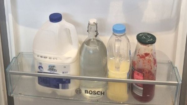Brooke&#x27;s fridge door just can&#x27;t keep up with their milk.