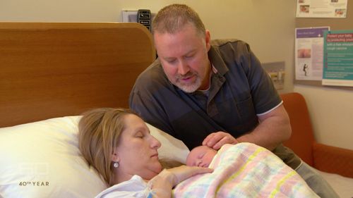 Olivia and Andrew Densley with baby Lilliahna.