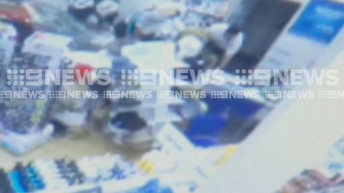 A pharmacist has had a lucky escape after a car hurtled into a pharmacy early on Wednesday morning.  (9NEWS)