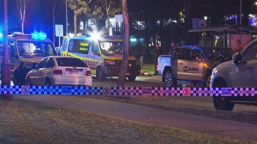 The man in his 20s was found in the driveway of a home on Driftway Drive in Pemulwuy at 10.45pm yesterday. 