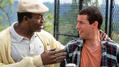 Adam Sandler and Carl Weathers in Happy Gilmore (1996)