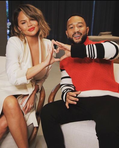 Chrissy Teigen and John Legend.