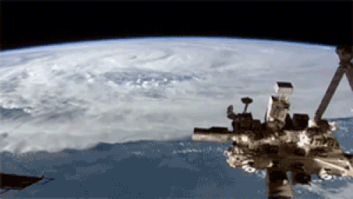 Cyclone Debbie as seen from the International Space Station. (ISS)