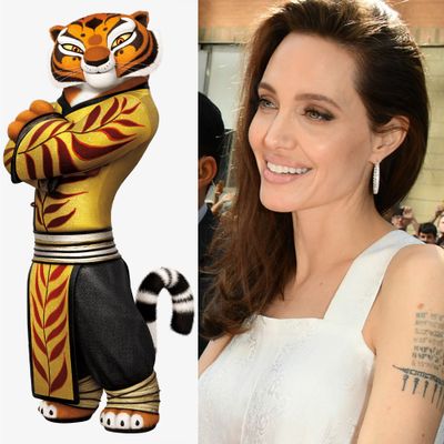 Angelina Jolie as Tigress in Kung Fu Panda
