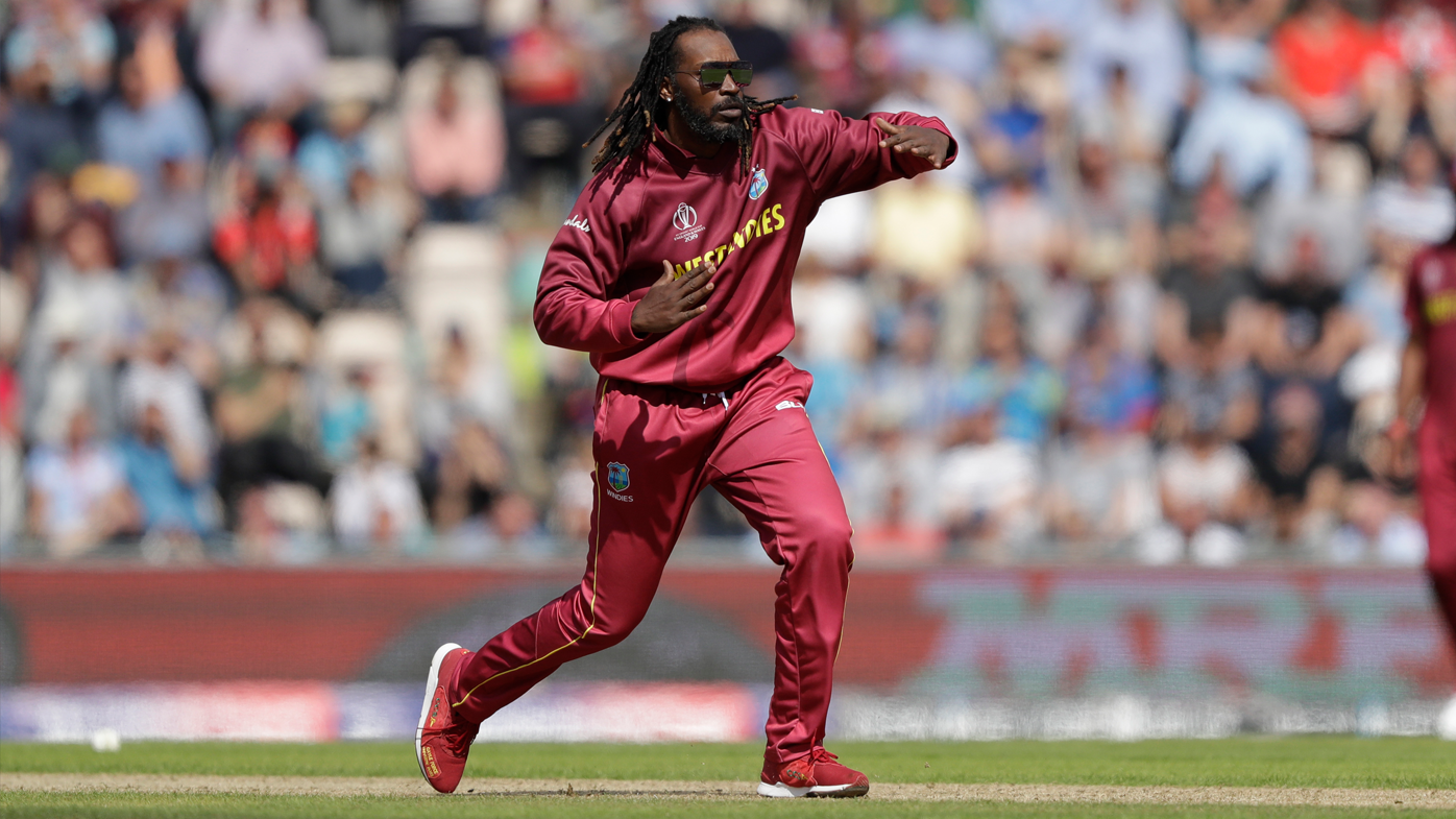 Chris Gayle bowling video, England v West Indies, Cricket World Cup