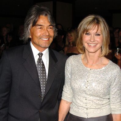 Olivia Newton-John and former boyfriend Patrick McDermott.