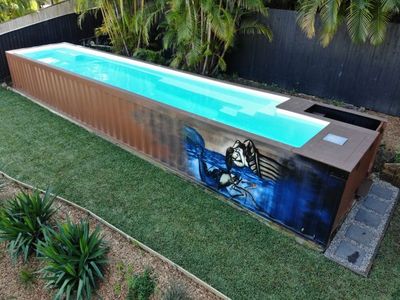 Creative ways to use shipping containers as pools