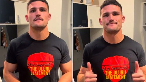 La star des Penrith Panthers, Nathan Cleary, a déclaré son soutien à A Voice au Parlement.