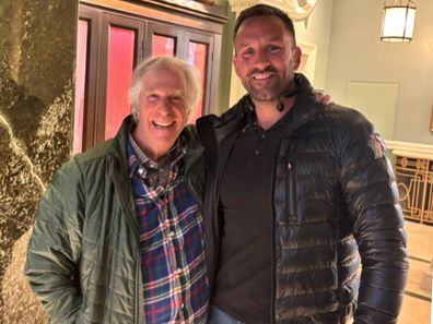 Mark Bradshaw and Henry Winkler in Dublin