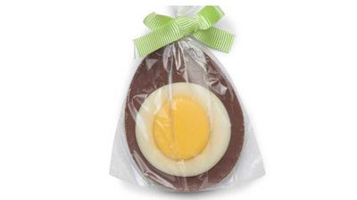<p>Having said that we love the hot cross bun flavoured chocolate eggs, we also couldn't go past the humour of the <a href="http://shop.davidjones.com.au/djs/en/davidjones/djfo-fried-egg-slab-35g" target="_top" draggable="false">David Jones fried chocolate egg</a>. It makes us smile, and it's delicious to boot.&nbsp;</p>
<p>RRP - $4.95 per egg</p>