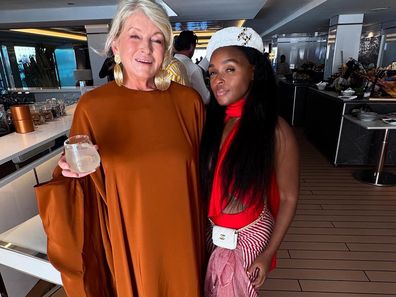 Martha Stewart and Janelle Monae on the Ritz Carlton superyacht