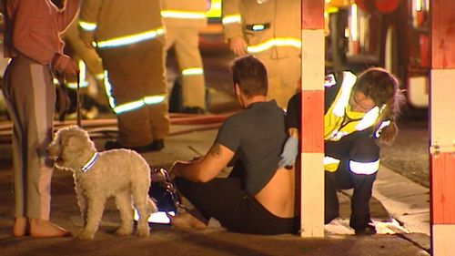 Mr Raynor was assessed by paramedics at the scene. (9NEWS)